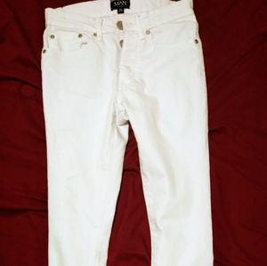 BoohooMAN white Super skinny jeans